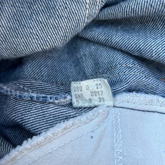 Vintage 1980s Levi’s 646 Orange Tab Jeans Talon 42 Zipper 34x30 - Picture 5 of 8